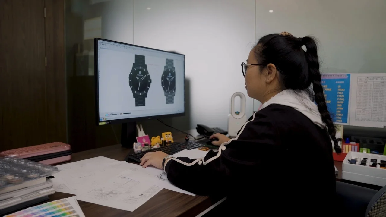 Design Engineering Watch Hero Design & Engineering: Right-side circular engineering hero