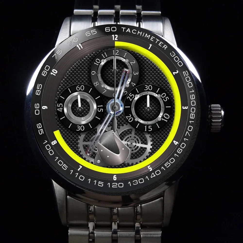 Home Custom Watch Manufacturer Hero Home: Right-side circular dial image